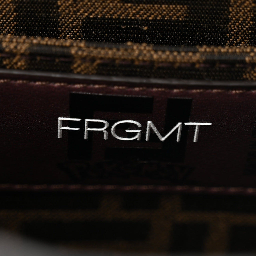 X FRGMT X POKEMON Fabric Jacquard FF 1974 Pokemon Inlay Peekaboo I See U Petite Satchel Tobacco Moro Giallo