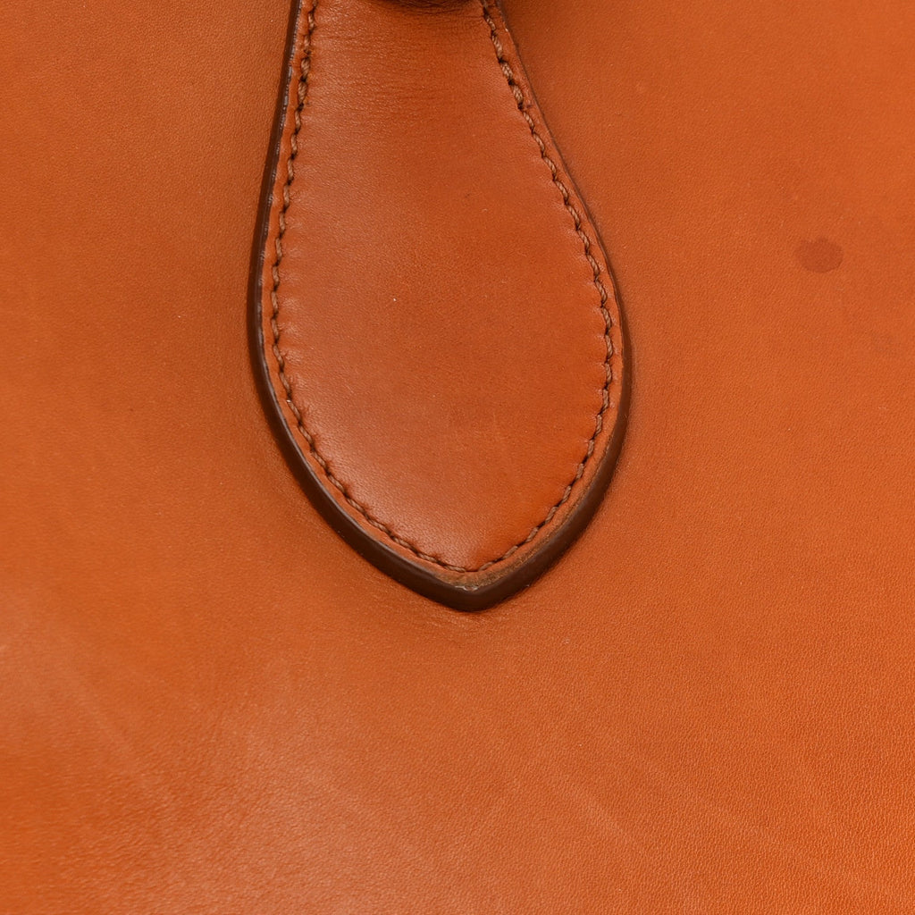 Natural Calfskin Medium Tie Knot Tote Tan