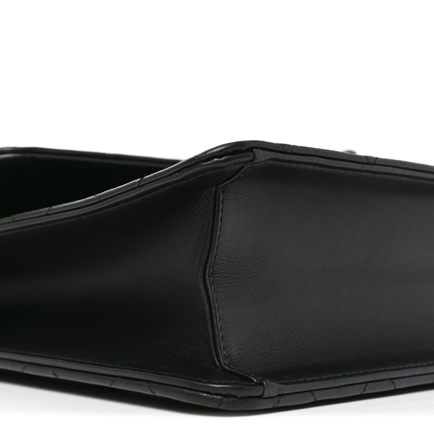 Lambskin Quilted Briefcase Satchel So Black