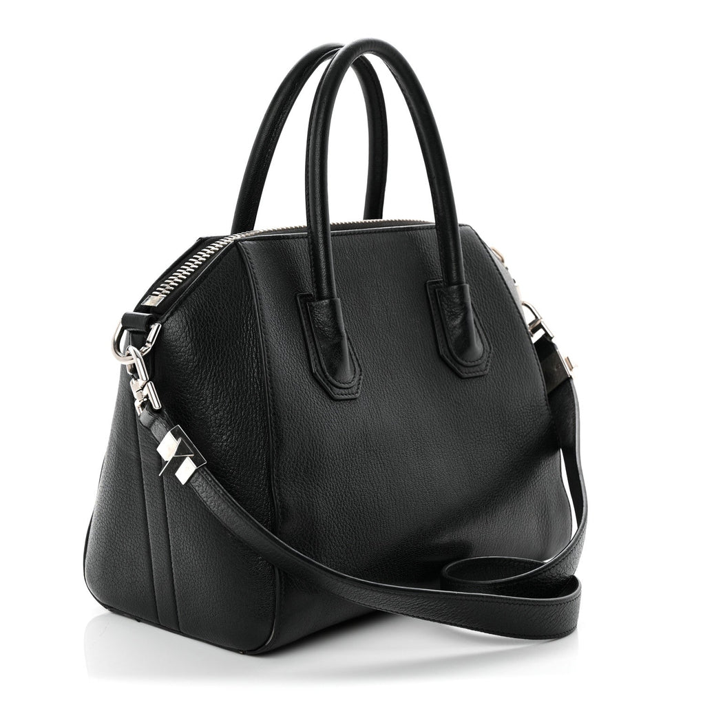 Sugar Goatskin Small Antigona Black