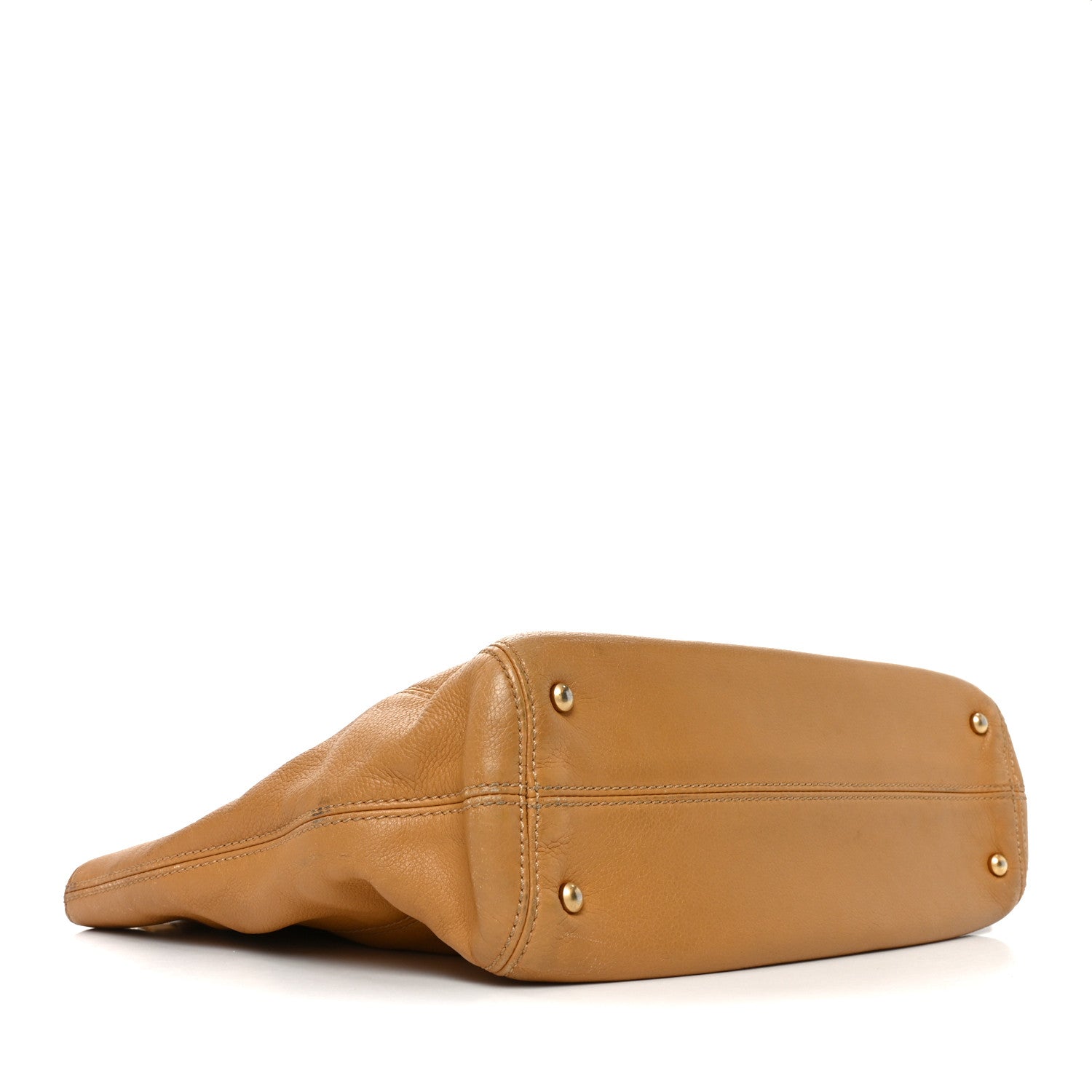 Caviar CC Timeless Shopping Tote Beige