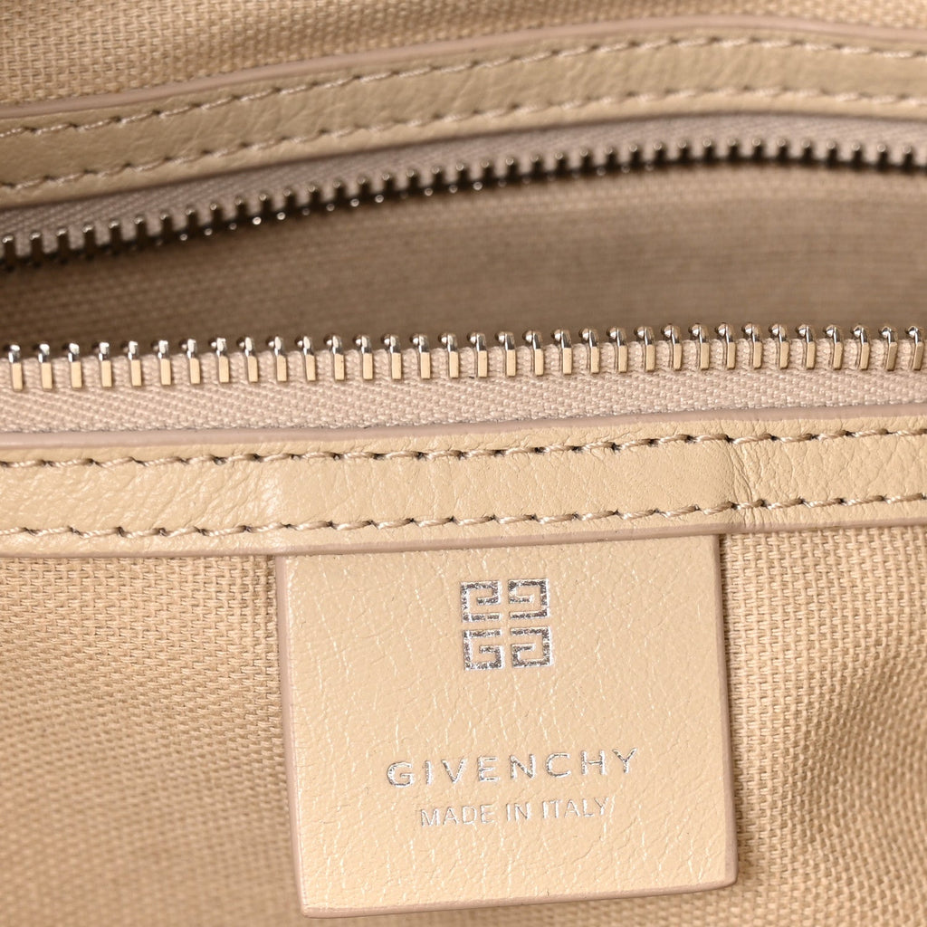 Calfskin Medium Voyou Bag Natural Beige