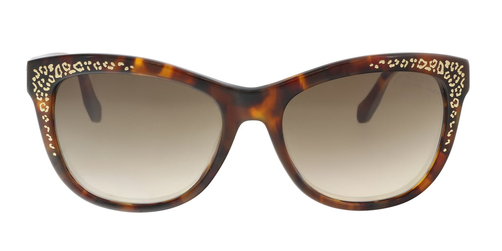 Roberto Cavalli Dark Havana Square RC991S 52G TSZE Sunglasses