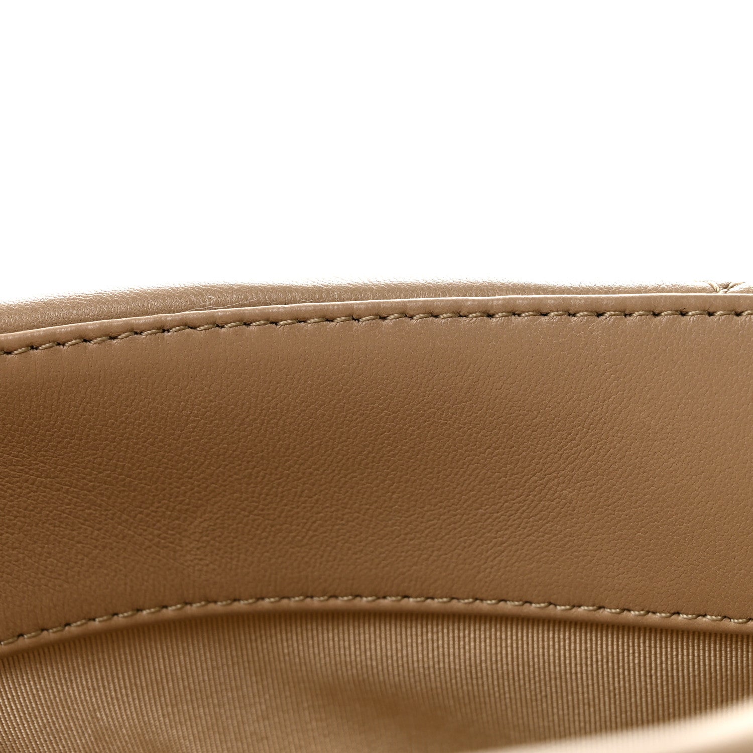 Lambskin Quilted Large Chanel 19 Flap Dark Beige