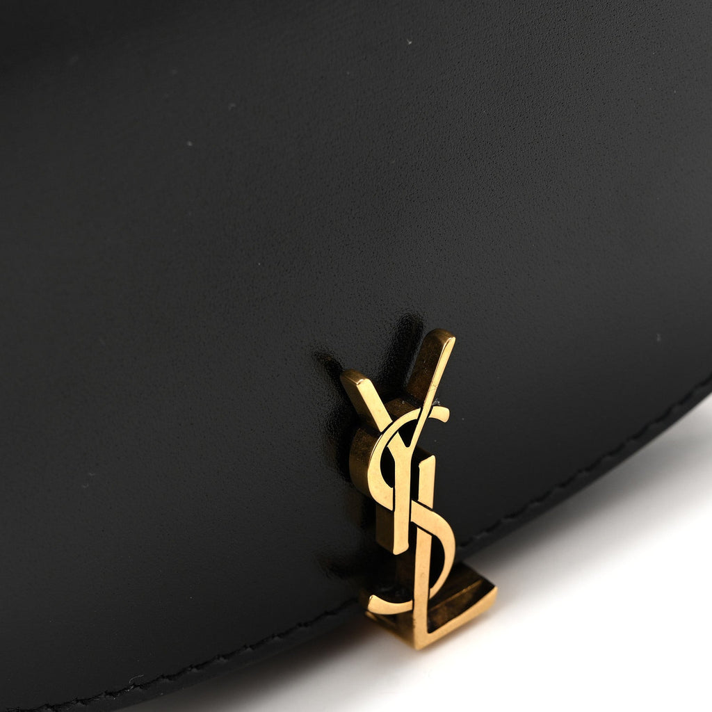 Box Calfskin Mini Purse On Chain Bag Black
