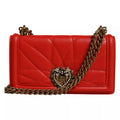 Dolce & Gabbana Red Quilted Devotion Crossbody 11 PRO Phone case Women's bag ( )