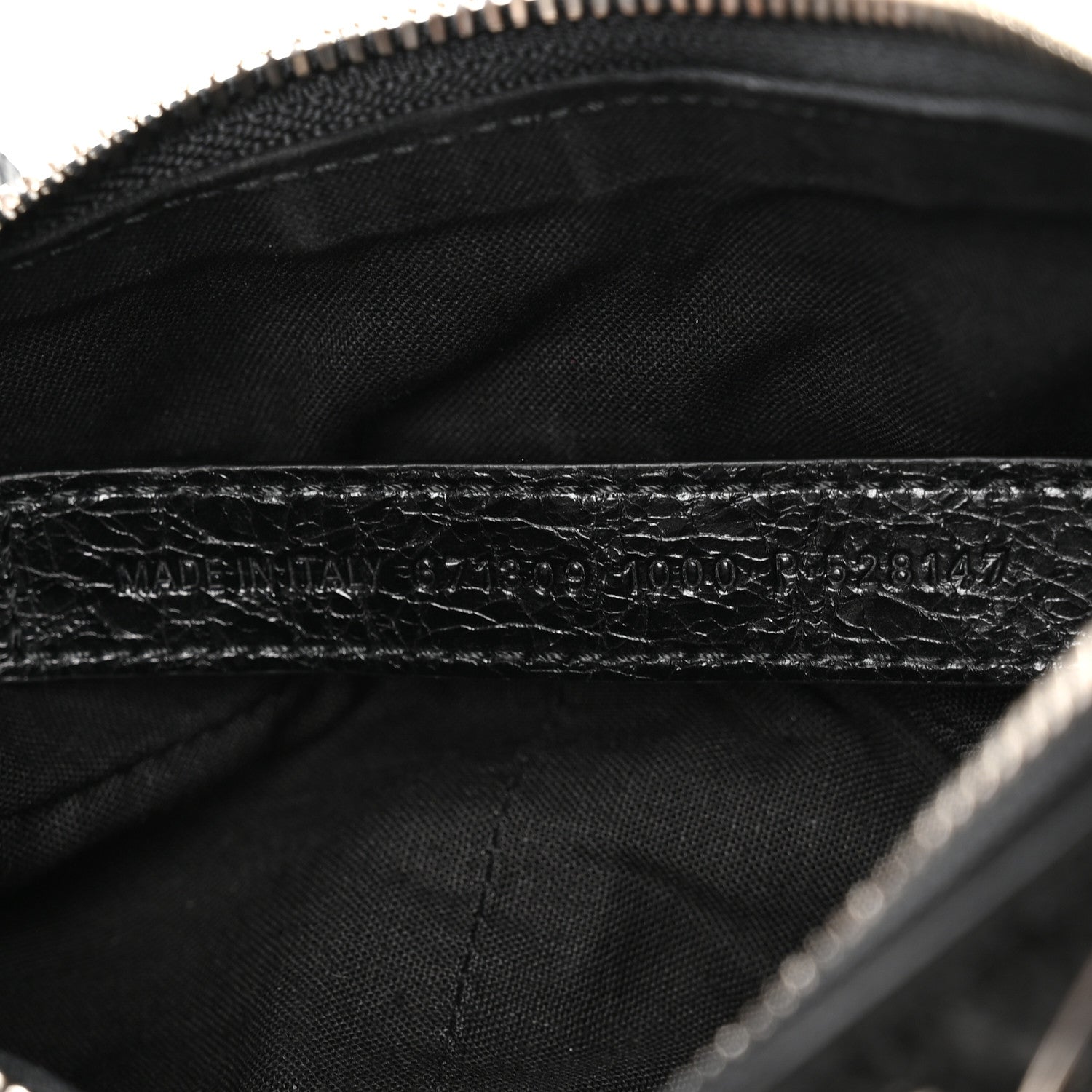 Agneau Arena Safety Pin Le Cagole Shoulder Bag XS Black