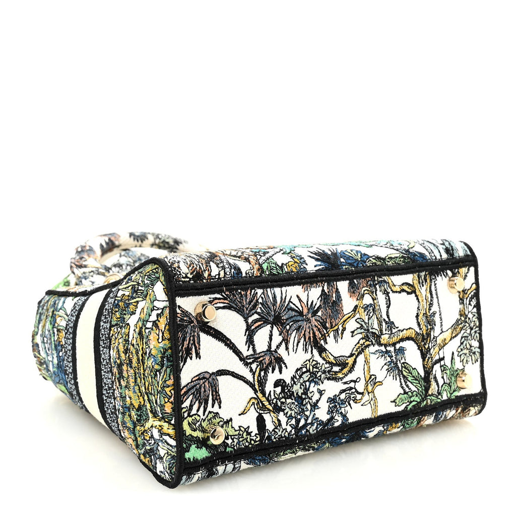 Canvas Embroidered Etoile de Voyage Medium Lady D-Lite Multicolor