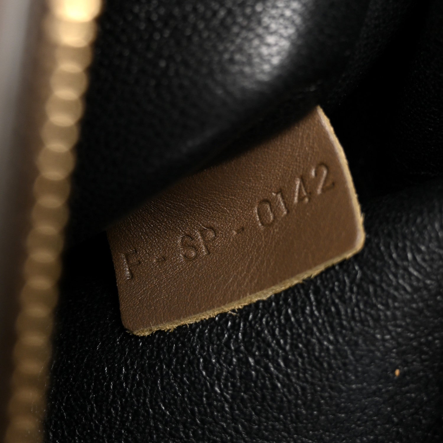Calfskin Suede Tri-color Large Trapeze Olive