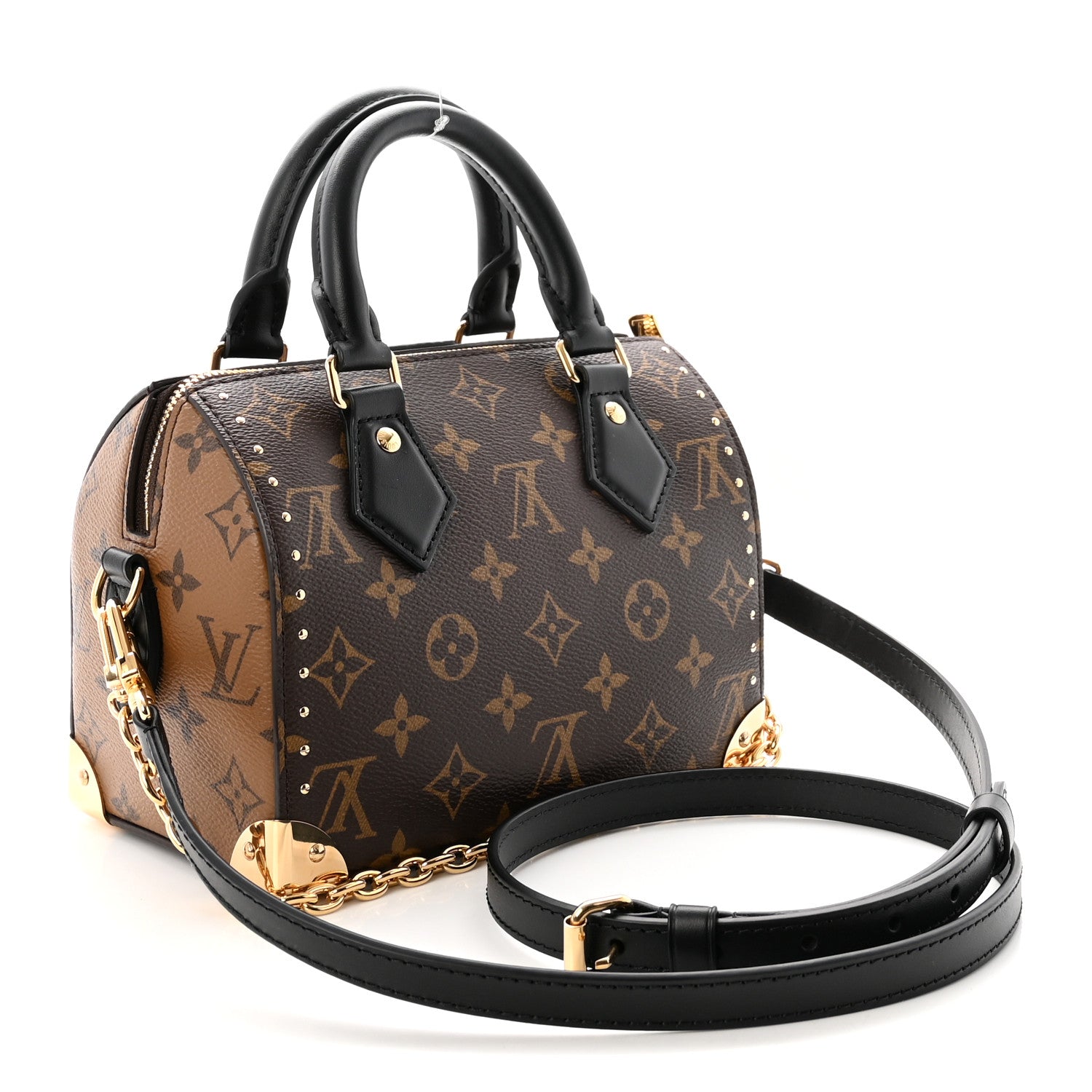 Reverse Monogram Speedy Trunk 20