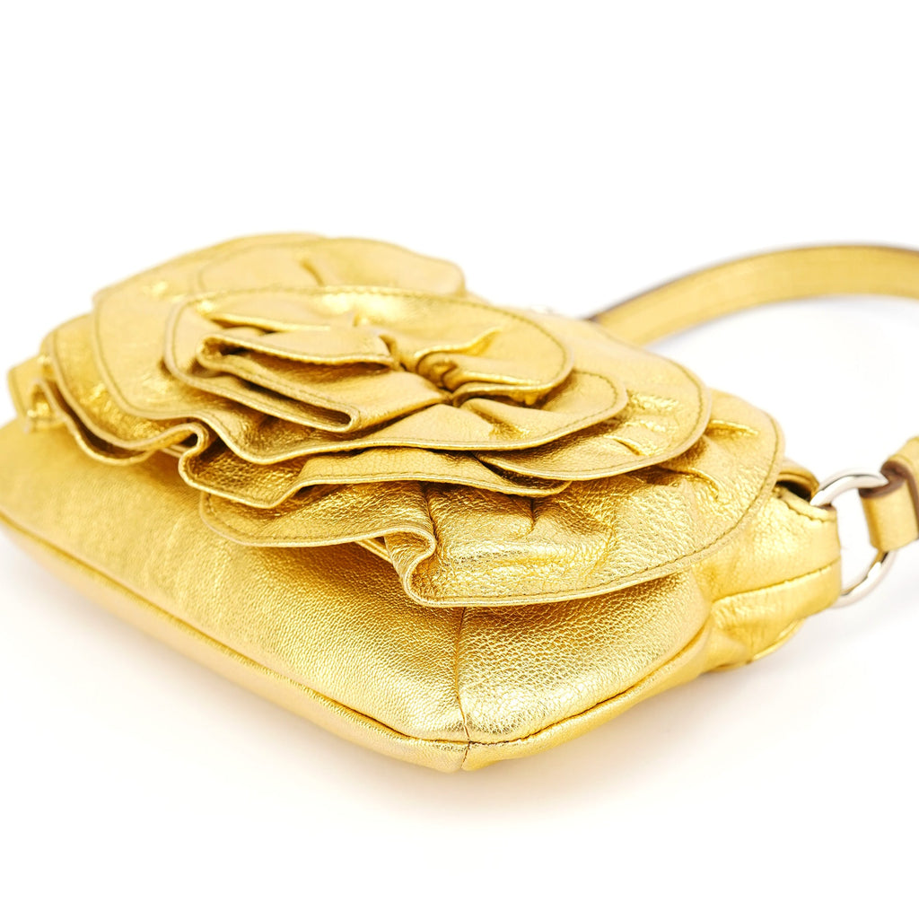 2003 Gold Leather Mini Nadja Bag