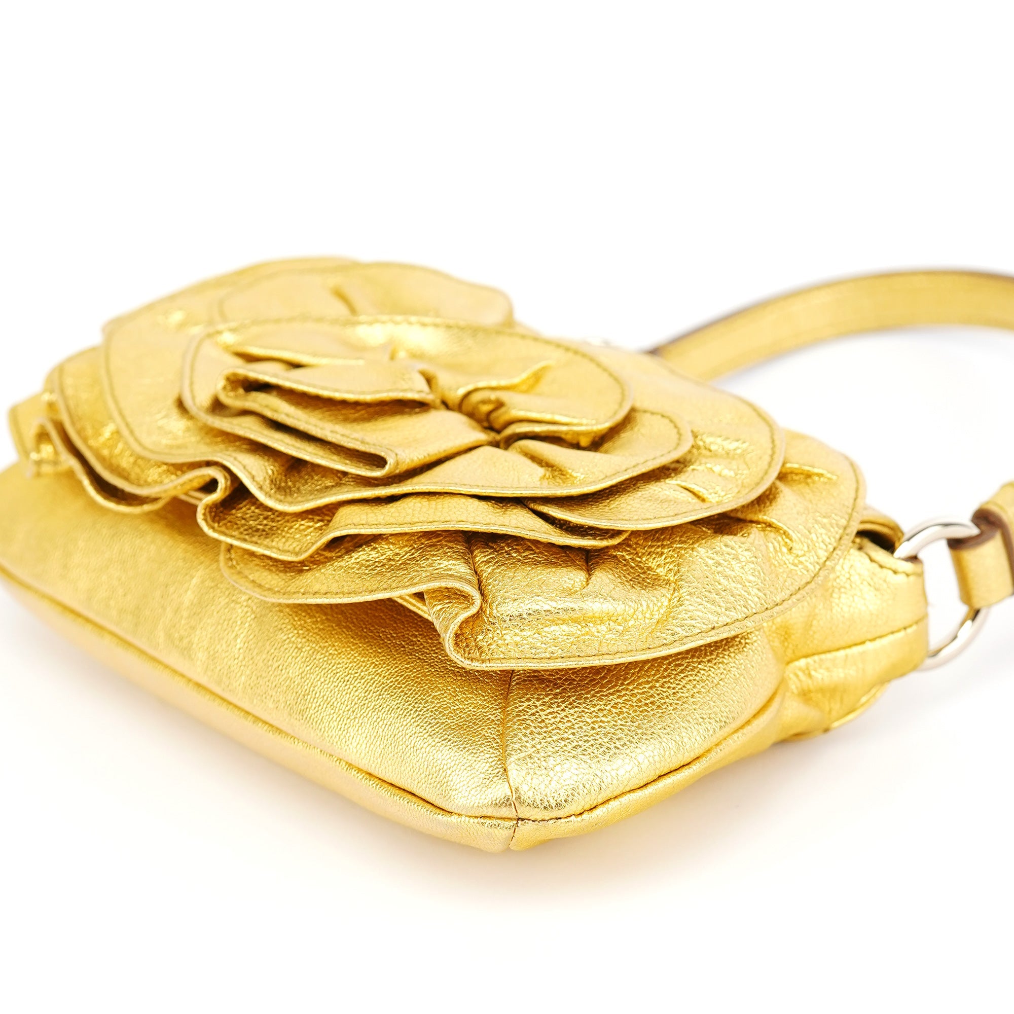 2003 Gold Leather Mini Nadja Bag