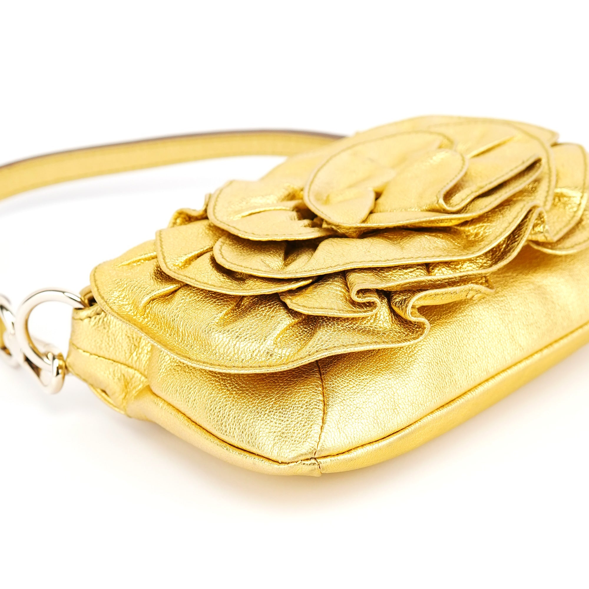2003 Gold Leather Mini Nadja Bag