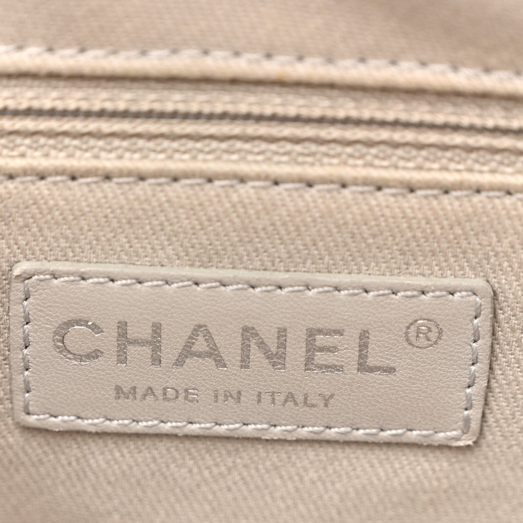 Caviar Quilted Medium Easy Flap Beige