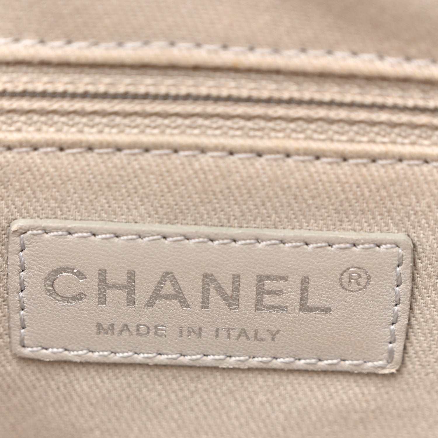 Caviar Quilted Medium Easy Flap Beige