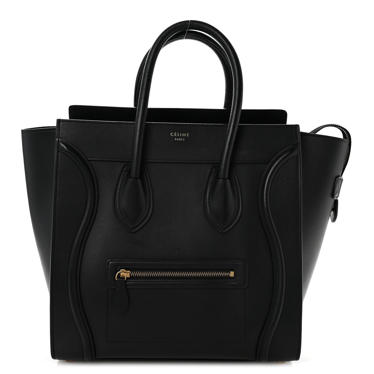 Smooth Calfskin Mini Luggage Black
