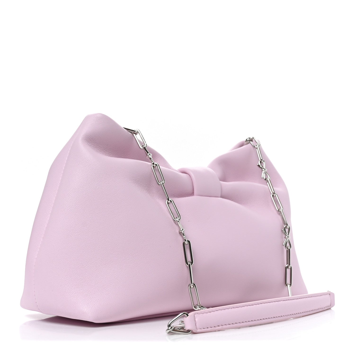 Lambskin Small Bow Bag Rose Songe