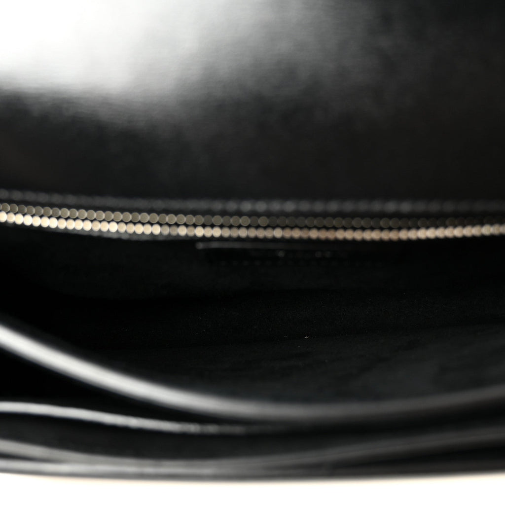 Canvas Calfskin Classic Monogram Cassandra Natural Black