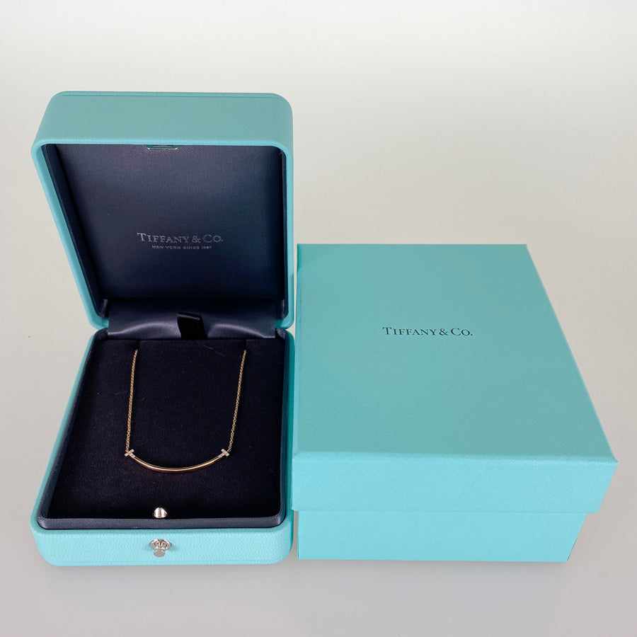 TIFFANY&Co. T Smile Small Necklace