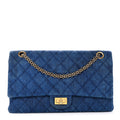 Denim Quilted 2.55 Reissue 226 Double Flap Blue