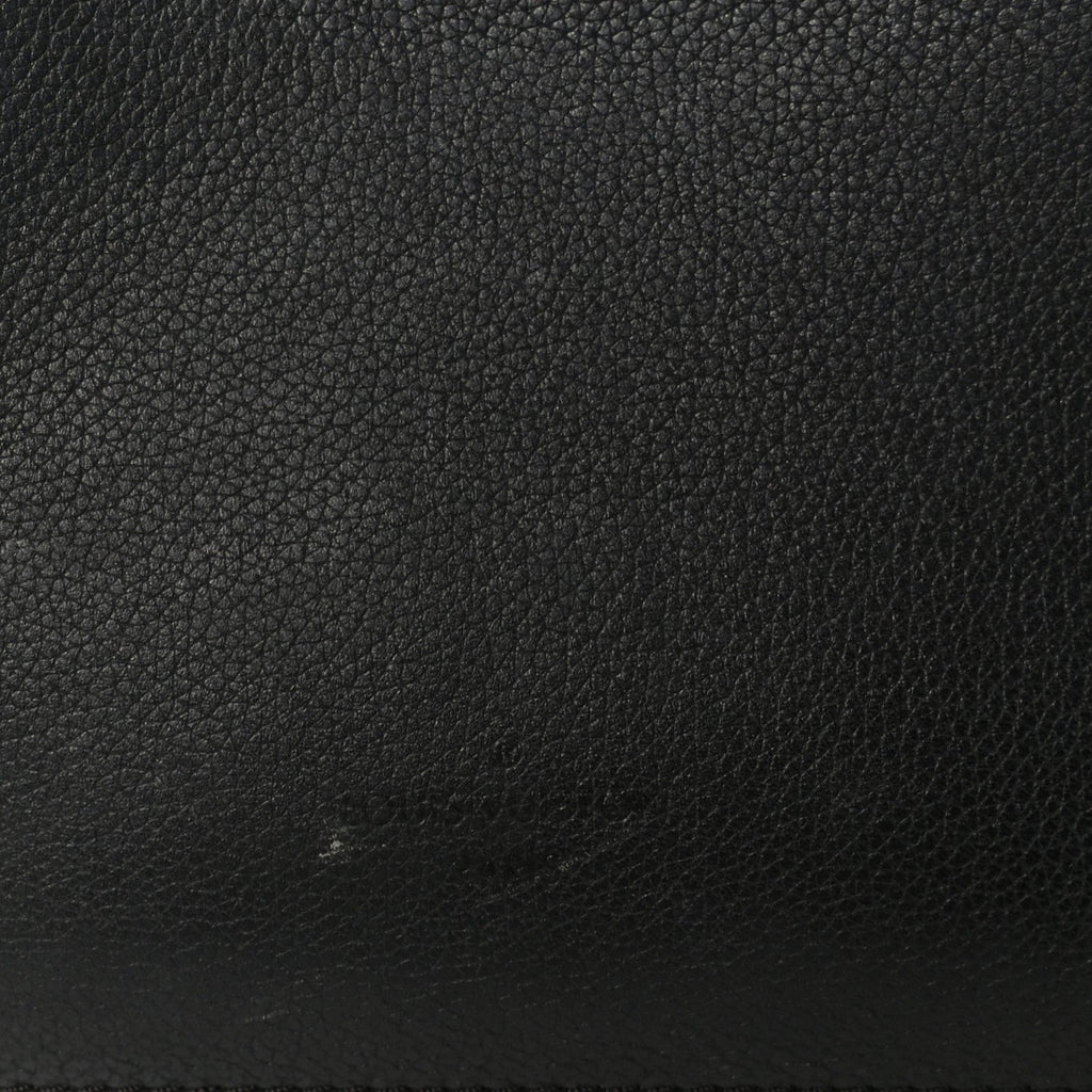 Soft Calfskin My Lockme Top Handle Black