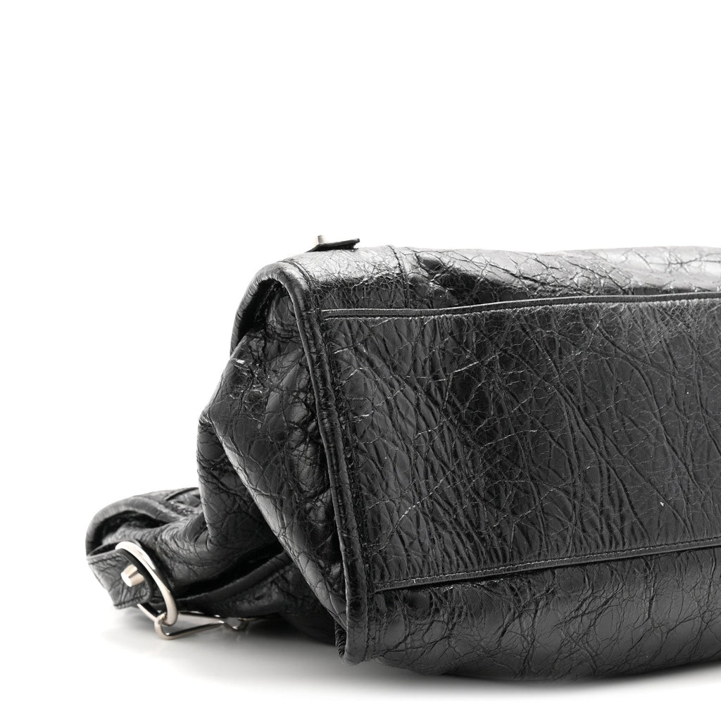 Agneau Arena Silver Hardware Medium Le City Black