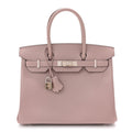 Veau Tadelakt Birkin 30 Glycine