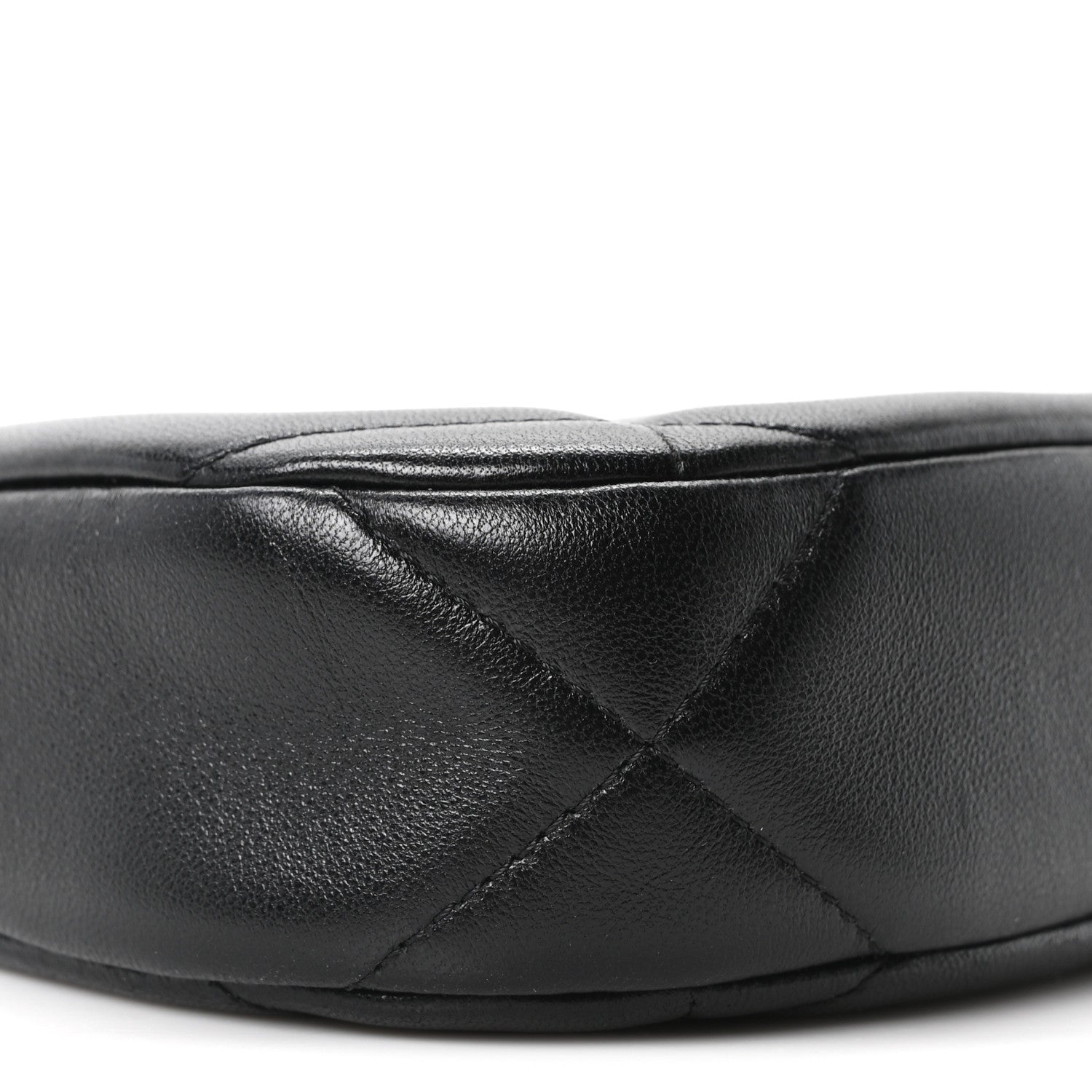 Lambskin Quilted Chanel 19 Hobo Clutch With Chain Black