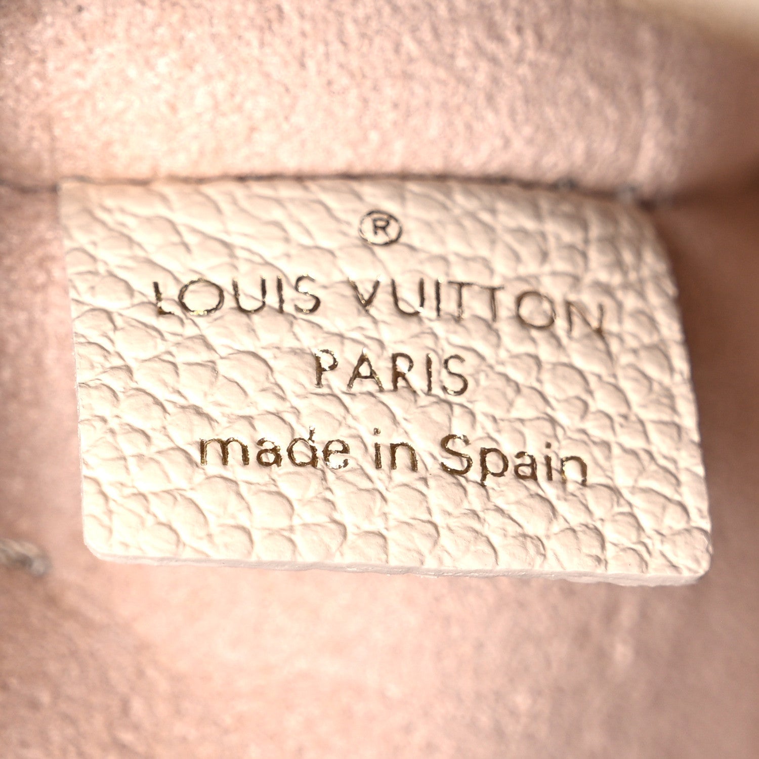 Empreinte Monogram Giant Neverfull MM Pochette Creme Rose Trianon