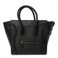 Smooth Calfskin Mini Luggage Black