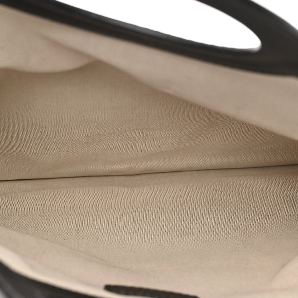 Oblique Fold Over Clutch Blue