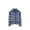 Chanel size 38 21C cotton jacket Cotton/Linen/paper blue/white/black