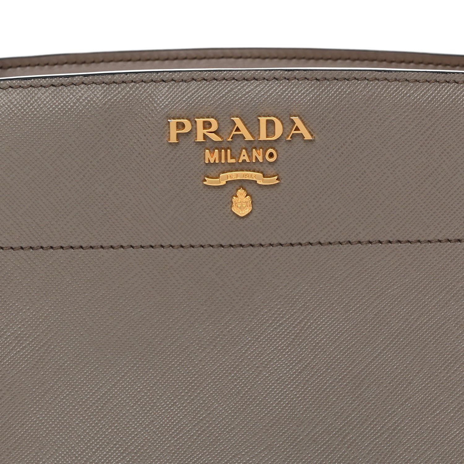 Saffiano Calfskin Esplanade Crossbody Bag Argilla
