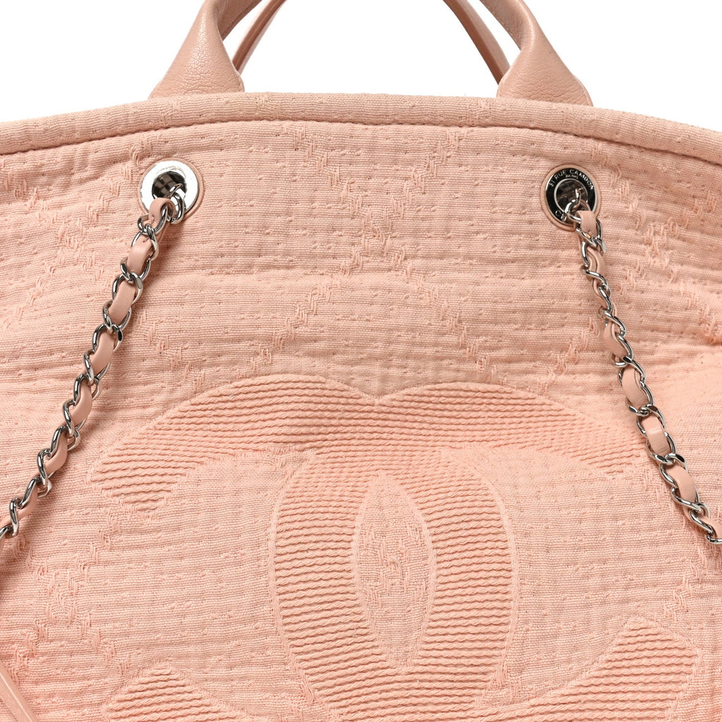 Canvas Large Double Face Shopping Tote Light Pink