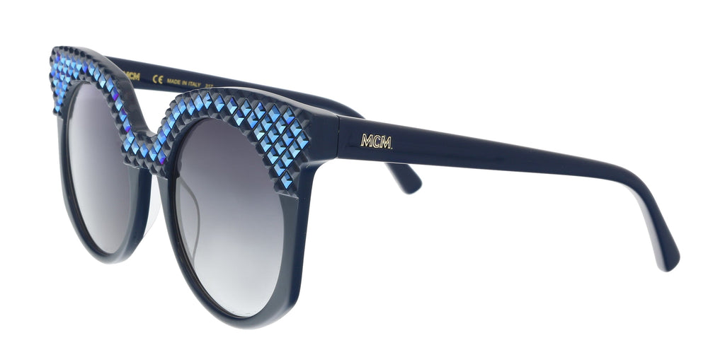 MCM Blue Round MCM643SR 424 Sunglasses