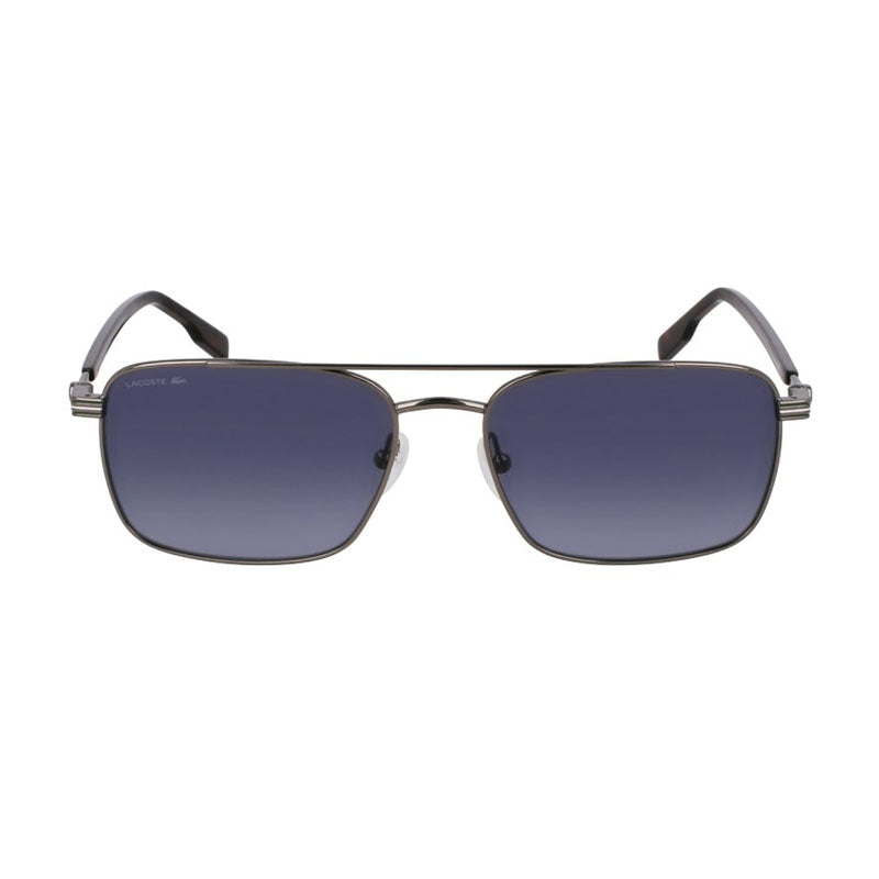 Lacoste Sunglasses Aviator Full Rim, Gunmetal Frame and Blue Gradient Lens L264S033