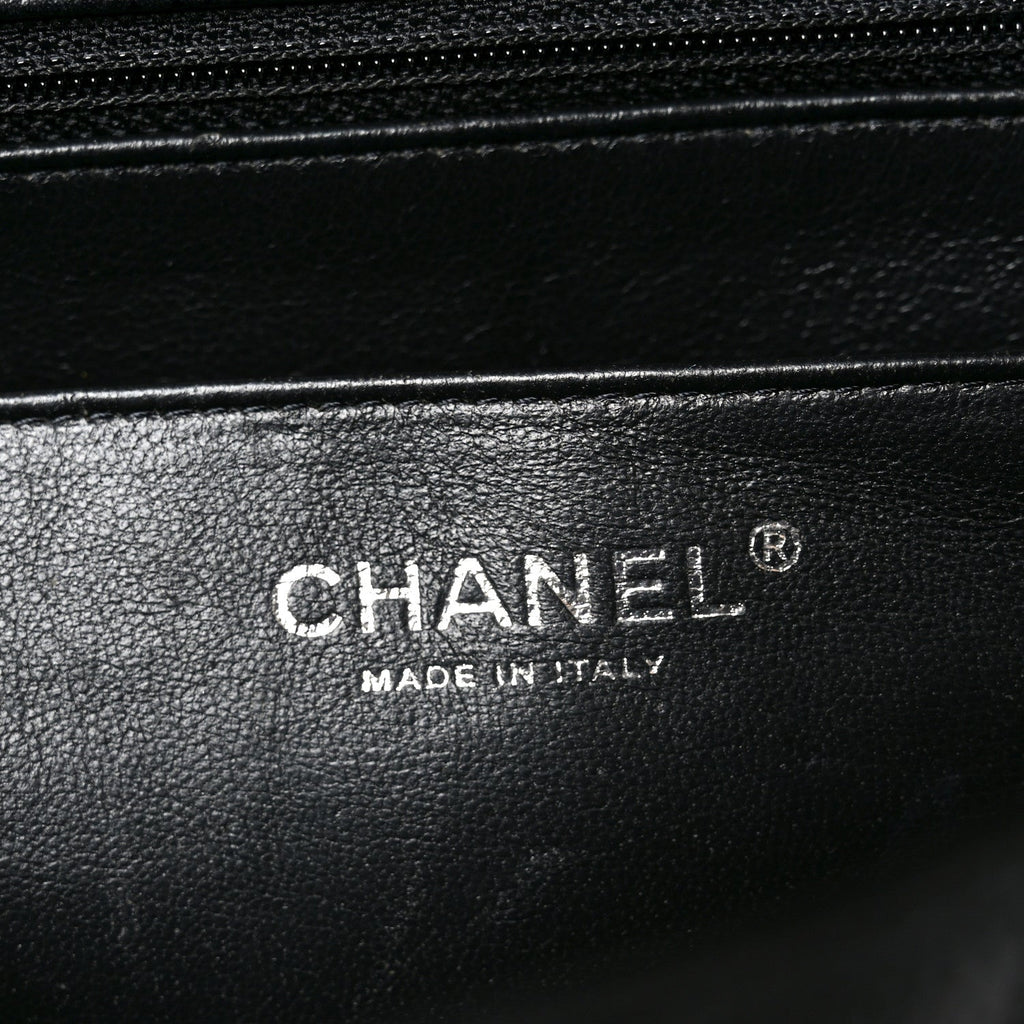 Caviar Quilted Maxi Single Flap Black