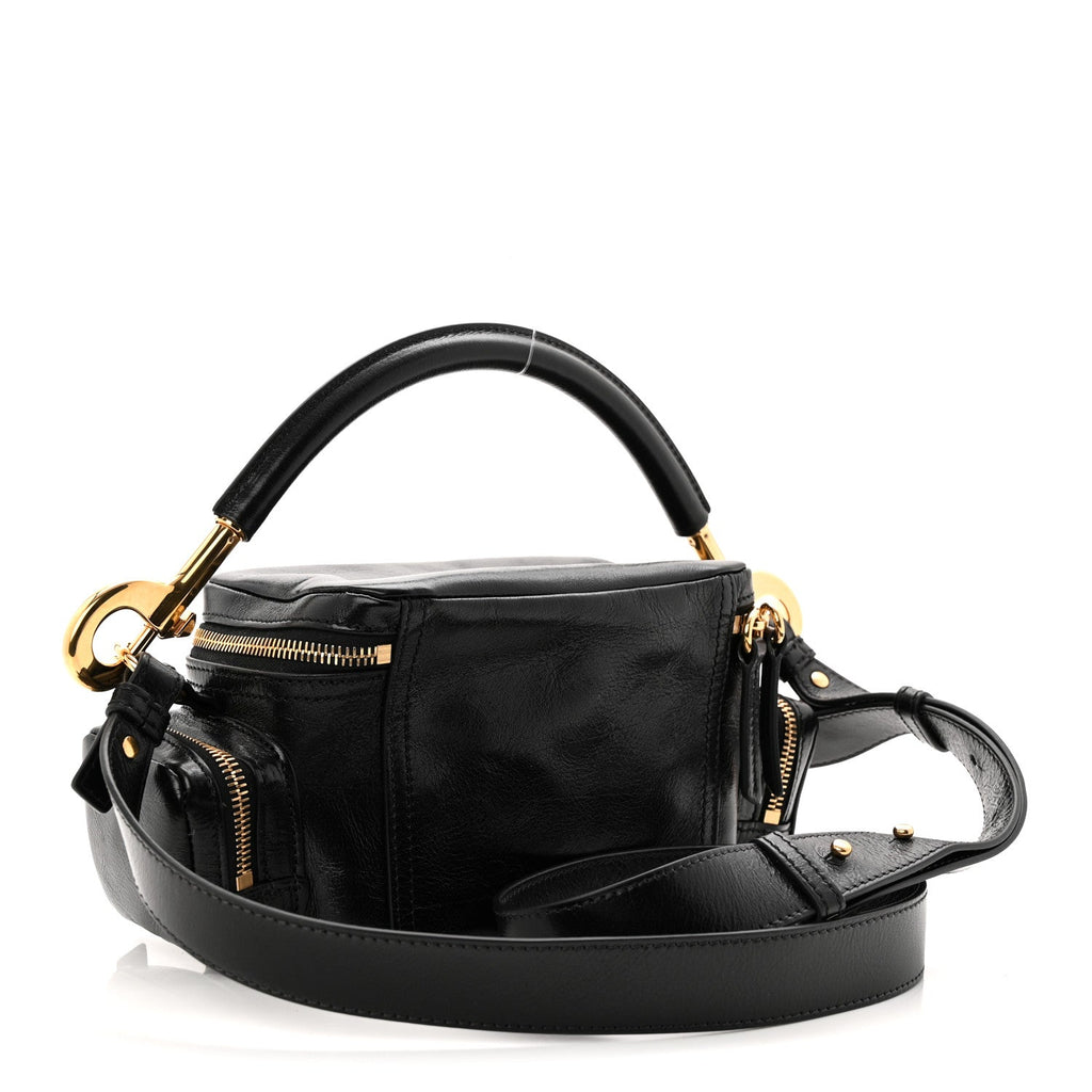 Shiny Buffalo Small Double Carry Camera Bag Black