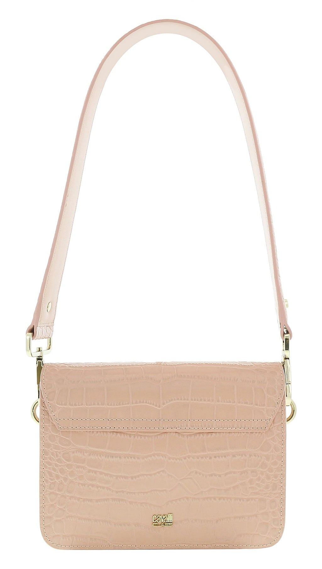 Roberto Cavalli  Class Milano Rmx 0 Nude Medium Shoulder Bag