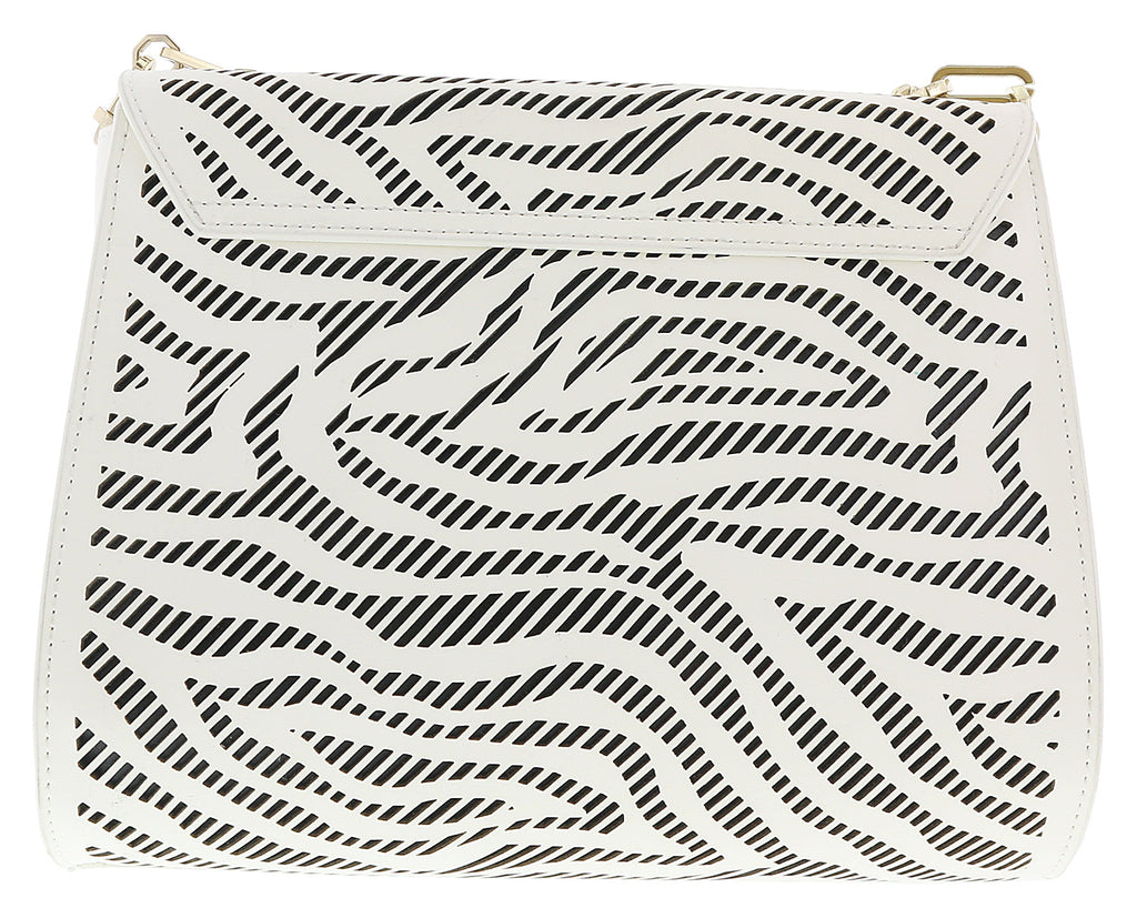 Roberto Cavalli GQLPAZ B20 White/Black Audrey 001 Small Shoulder Bag