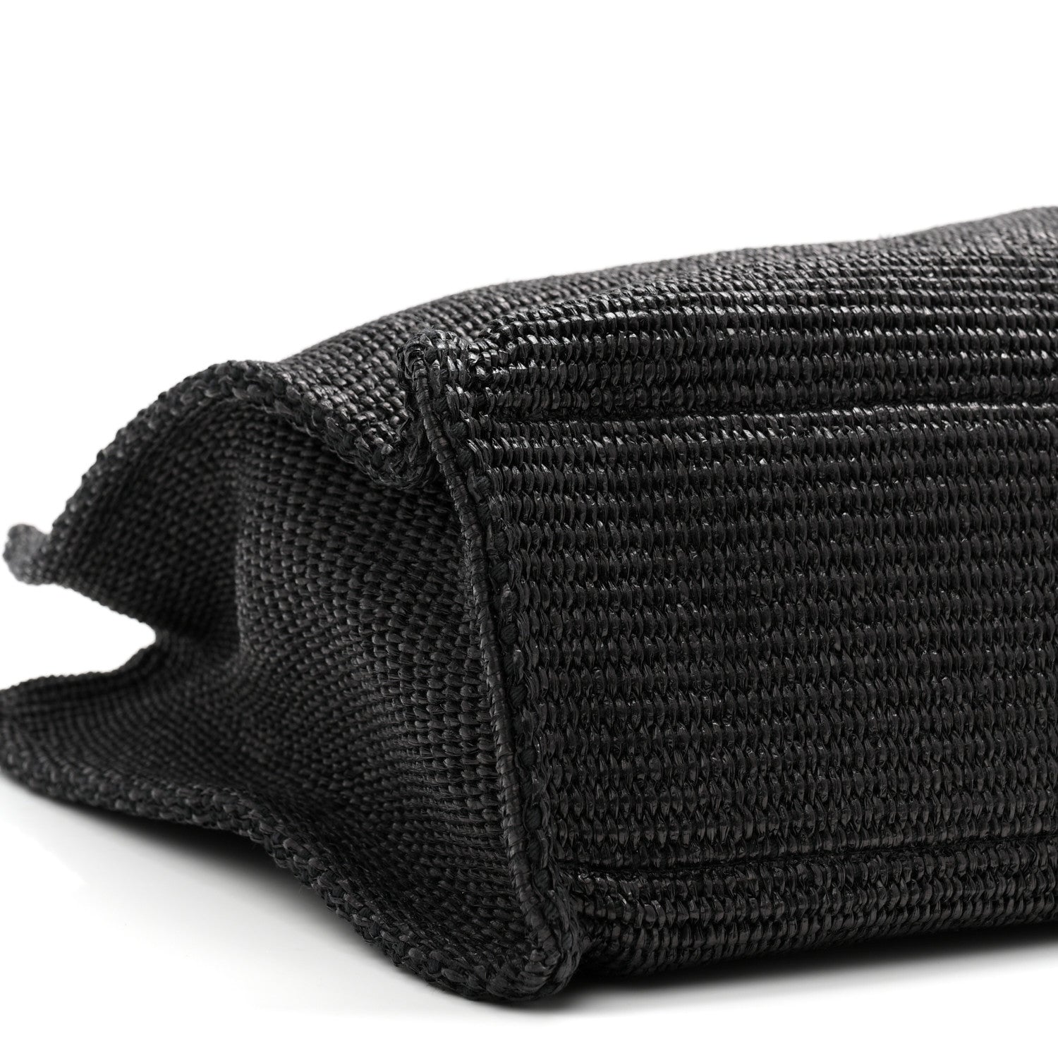 Raffia Medium G Tote Black