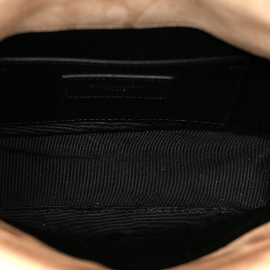 Suede Matelasse Monogram Mini Jamie 4.3 Whisper Pink