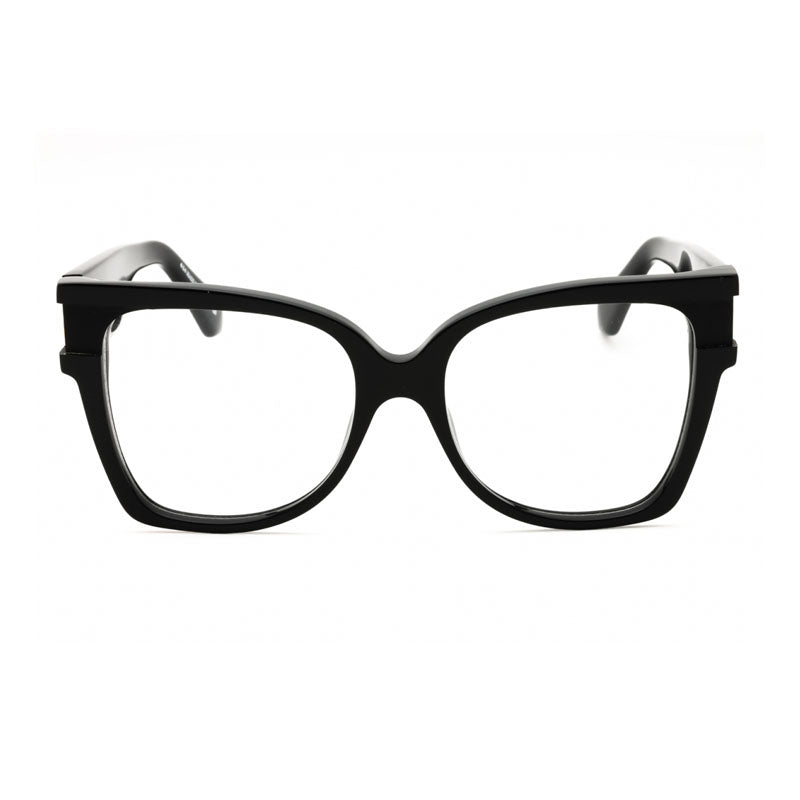 Off-White Eyeglasses Butterfly Full Rim, Black Frame and Clear Demo Lenses Lens OERJ088STYLE881000