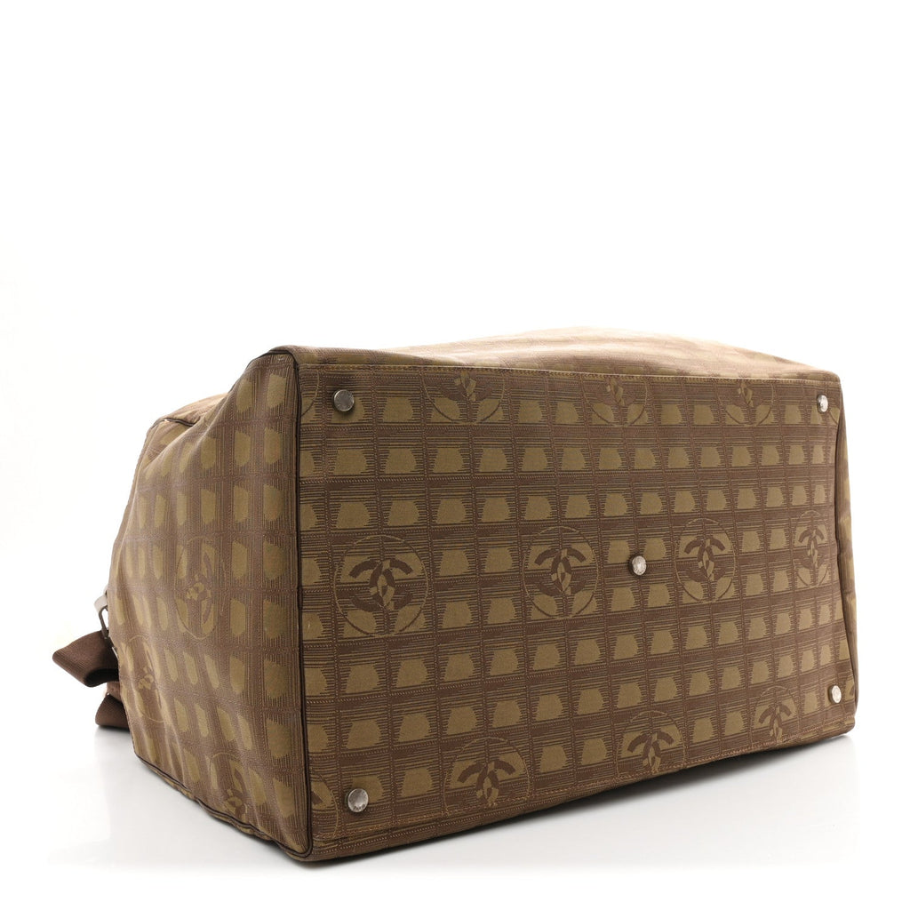Nylon Travel Duffle Brown