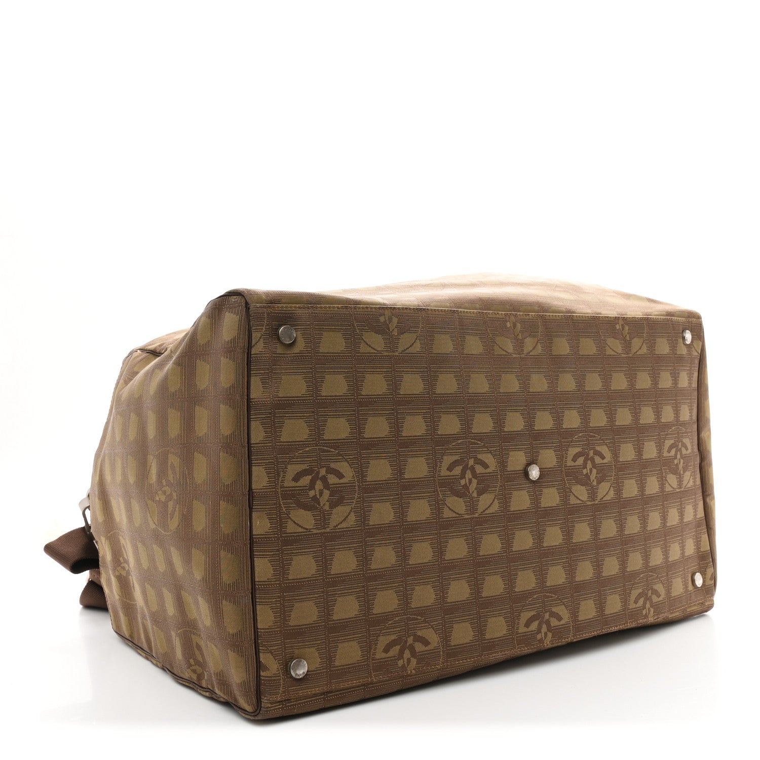 Nylon Travel Duffle Brown