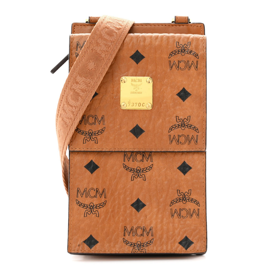 Visetos Crossbody Phone Case Cognac