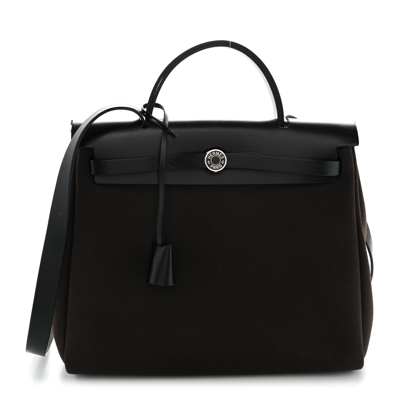 Military Toile Vache Hunter Herbag Zip Retourne 31 PM Black Ebene