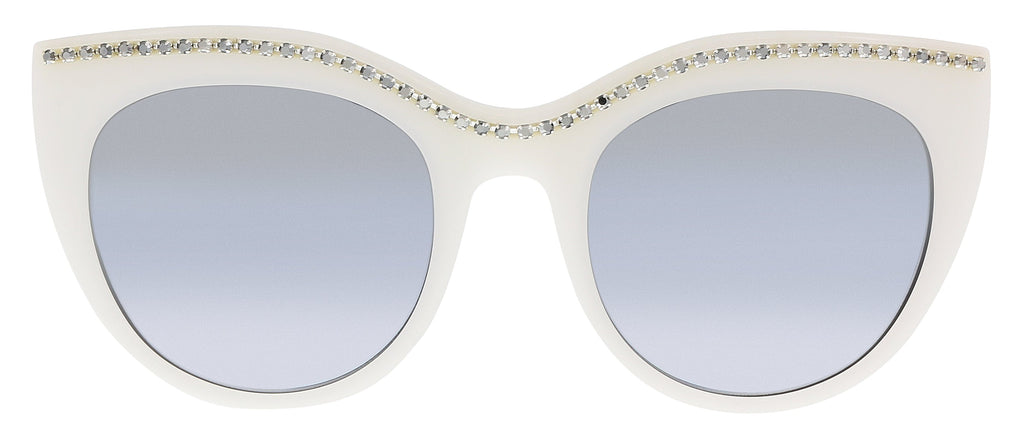 Juicy Couture White Cat Eye JU595/S 0VK6/GO Sunglasses
