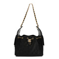 Caviar Quilted Small Chanel 25 Handbag Black