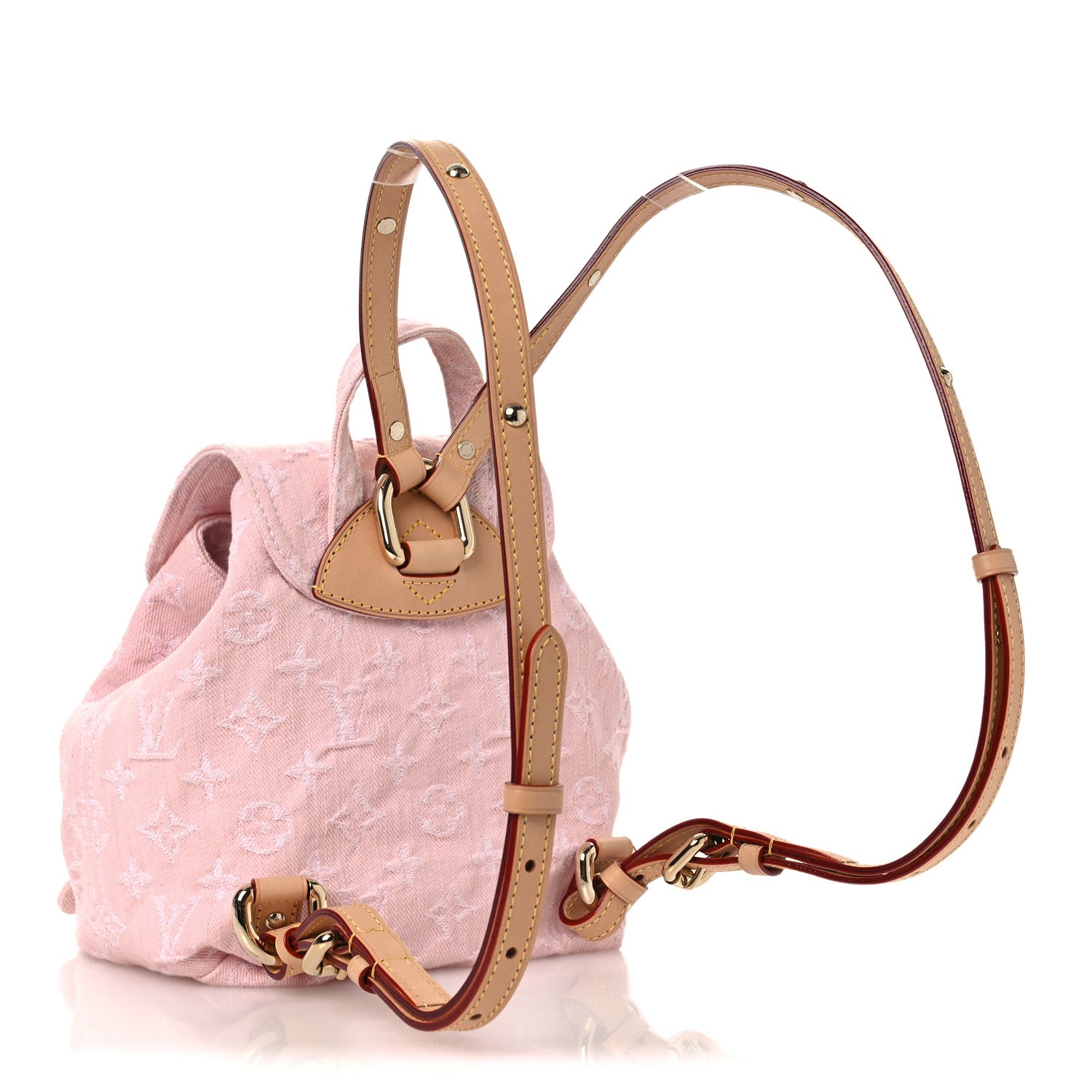 Denim Venice Backpack Washed Pink